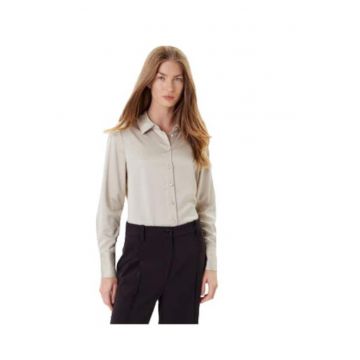 Camasa dama -  poliester - bej