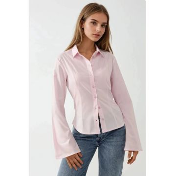Camasa dama -  textil - roz Camasa dama -  textil - roz