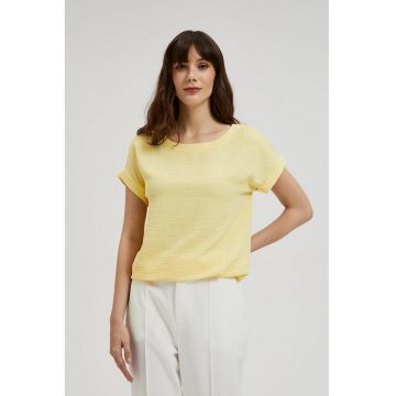 Camasa galbena cu maneca scurta - Galben