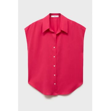 Camasa lejera de lyocell - Rosu