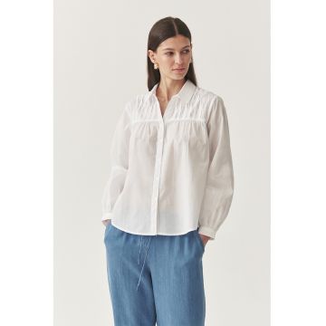 Camasa lejera din bumbac - Alb murdar