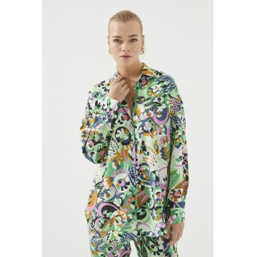 Camasa regular-fit cu model - Multicolor