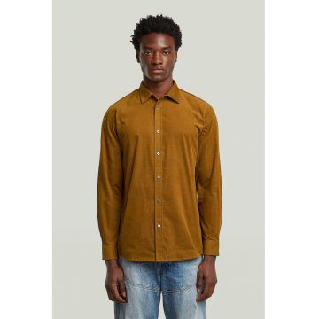 Camasa regular fit din bumbac - Caramel