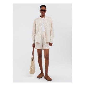 Camasa supradimensionata din amestec de in