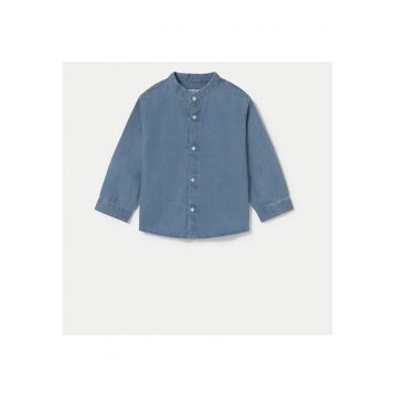 Camasi copii -  bumbac - albastru Camasi copii -  bumbac - albastru