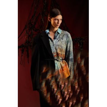 Medicine camasa cu guler clasic, relaxed