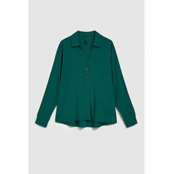 verde decolteu V - Verde inchis