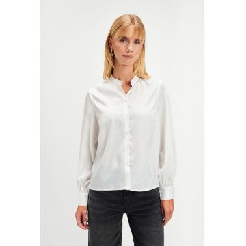Bluza cu maneci bufante - Alb