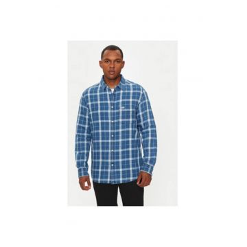 Camasa barbati -  304288500 - Bumbac - Albastru - Albastru