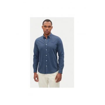 Camasa barbati  PM308274 - Bumbac - Albastru - Albastru