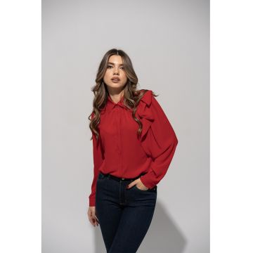 Camasa cu maneci lungi Marta - Rosu