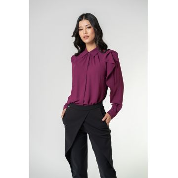 Camasa cu maneci lungi Marta - Visiniu