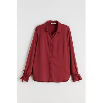 Camasa cu mansete - Rosu inchis