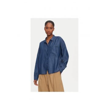 Camasa dama -  304339783 - Lyocell/Bumbac - Albastru - Albastru