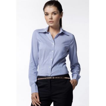 Camasa dama  bumbac poliester - Albastru