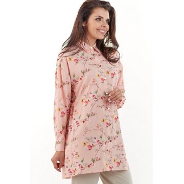 Camasa dama M162 -  Poliester/Elastan - Roz