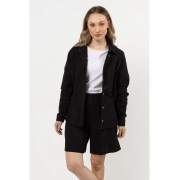 Camasa dama -  neagra - din bumbac