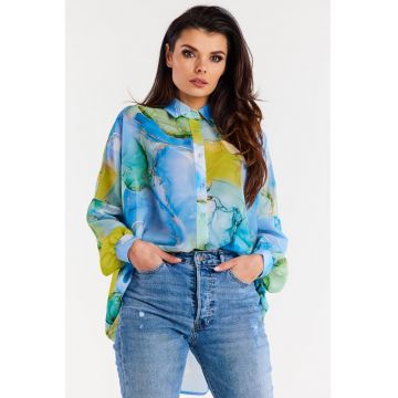 Camasa dama  poliester multicolor