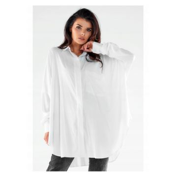 Camasa dama -  Viscoza - Alb -
