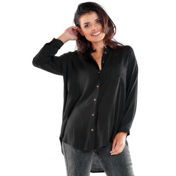 Camasa dama -  Viscoza - Negru - Negru