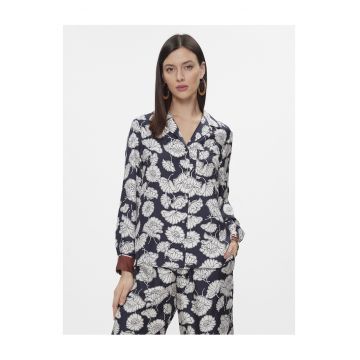 Camasa de dama  bleumarin