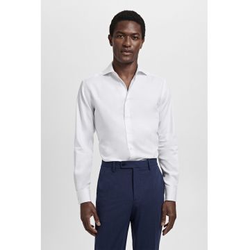 Camasa eleganta cu mansete cu nasturi - Alb optic