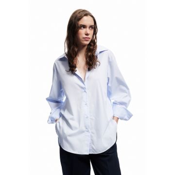 Camasa lejera uni - Albastru pal