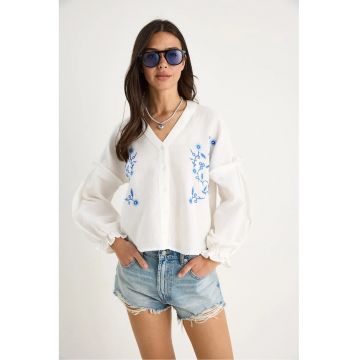 Camasa pentru dama -  Bumbac - Alb