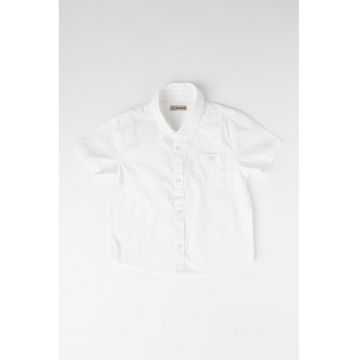 Camasa regular fit de bumbac - Alb