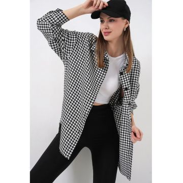 Camasa  Regular Fit - negru - textil