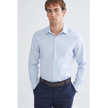 Camasa slim fit cu aspect texturat