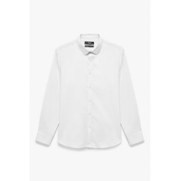 Camasa slim-fit cu guler clasic - Alb