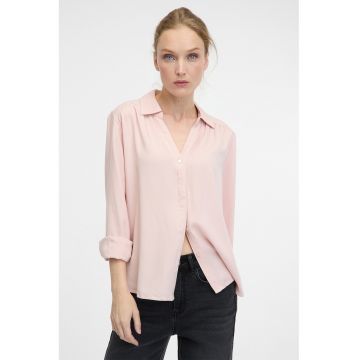 Camasa uni cu maneci lungi - Piersica