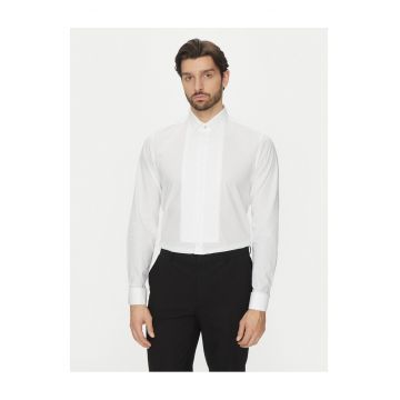 Camasa barbati  alba - bumbac - model elegant