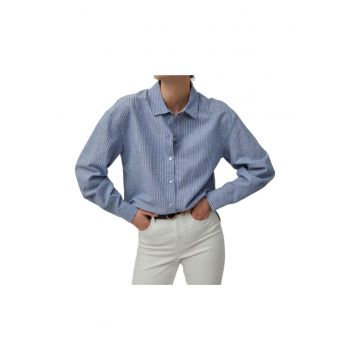 Camasa cu imprimeu in dungi - Albastru