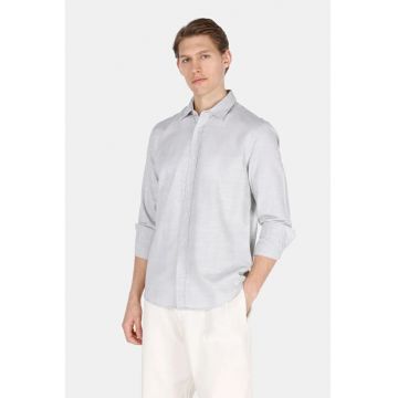 Camasa Cu Maneca Lunga De Barbati Verde Regular Fit 8684112595160 - GREEN
