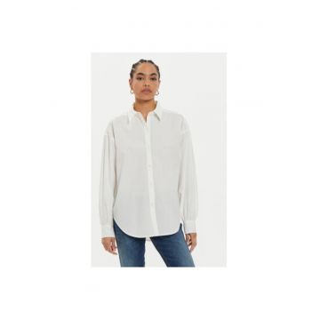 Camasa dama -  304596520 - Bumbac - Alb - Alb