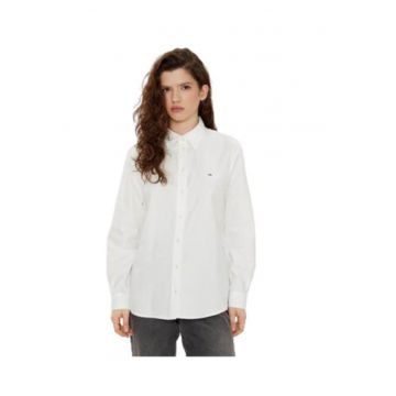 Camasa dama -  bumbac organic - alb