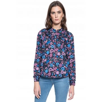 Camasa dama  ELISA RUFFLE - imprimeu floral -