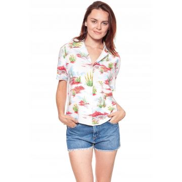 Camasa dama  model Cuban - material viscoza -