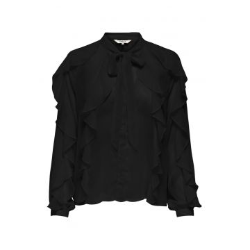 Camasa dama -  poliester reciclat - neagra