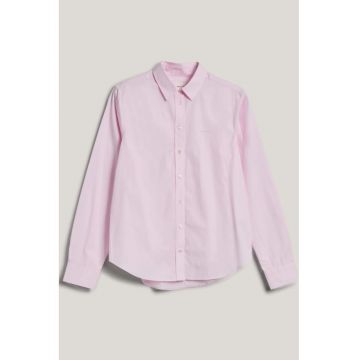 Camasa Dama -  Roz pal - Bumbac - Logo Brodat 2279 - Roz pal