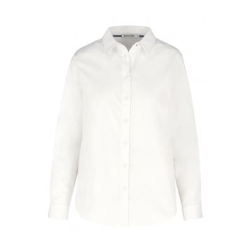 Camasa pentru femei  K-Swan - alb - din bumbac - Regular Fit