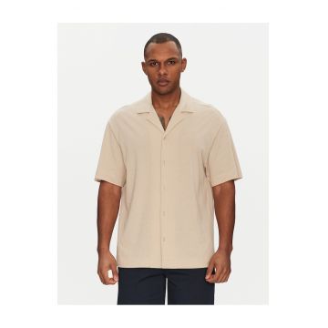 Camasa barbati  bej - bumbac