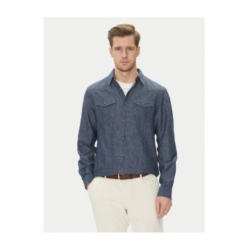 Camasa barbati  bleumarin - bumbac