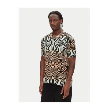 Camasa barbati  portocalie - colorata - bumbac