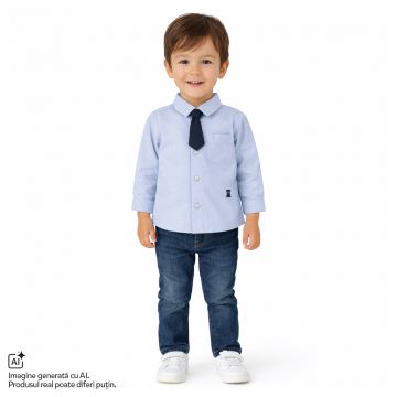 Camasa copii Chicco cu cravata, Albastru, 01704-70MFCO