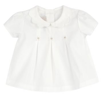 Camasa copii Chicco din poplin, Alb, 01684-70MFCO