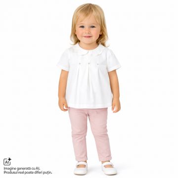 Camasa copii Chicco din poplin, Alb, 01684-70MFCO