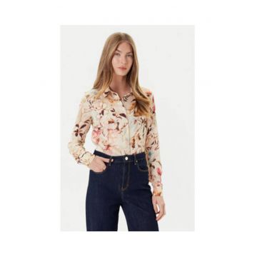 Camasa cu maneca lunga si model floral